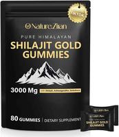 O NATURE.ZIRAN Shilajit Gummies for Men & Women ,Himalayan Shilajit Gold Gummies Rich in Ashwagandha, Gokshura with 85+ Miner...