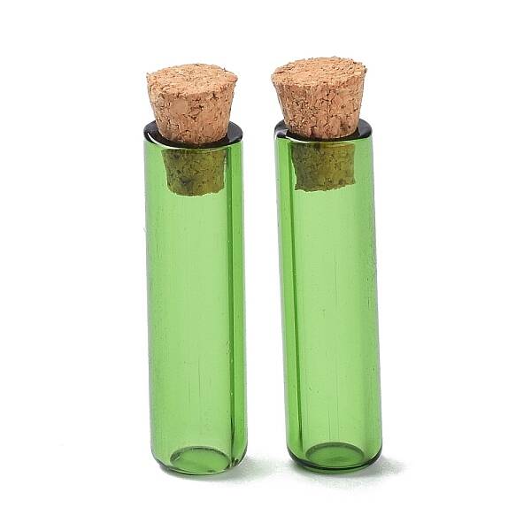 Tube Glass Cork Bottles Ornament