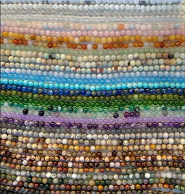 Waterproof Gemstone Beaded Necklace, Stainless Steel Gemstone Necklace, Adjustable Gemstone Choker, Colorful Gemstone Bead Ne...