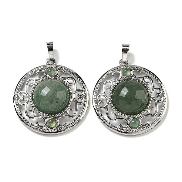Natural Green Aventurine Pendants