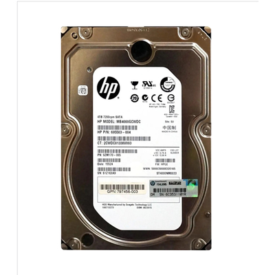 797456-003 HP 4TB 6Gb/s SATA 7200 3.5-inch 64MB Hard Drive