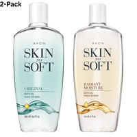 2-Pack BONUS SIZE Skin So Soft Bath Oil Duo - Original and Radiant Moisture