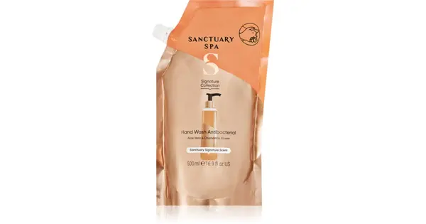 Sanctuary Spa Signature Collection Nourishing Liquid Soap with Antibacterial Ingredient Refill 500 ml