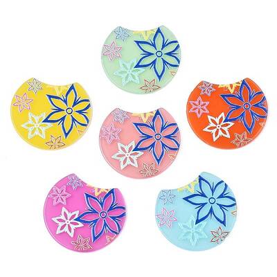 Translucent Cellulose Acetate(Resin) Pendants