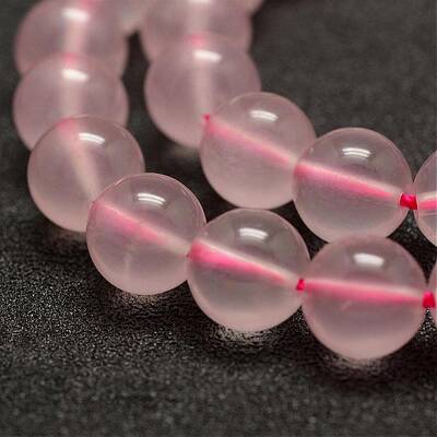 Natural Rose Quartz Beads Strands