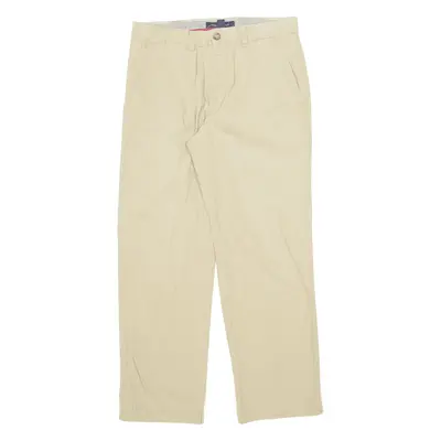 TOMMY HILFIGER Chino Trousers Beige Regular Straight Mens W29 L27