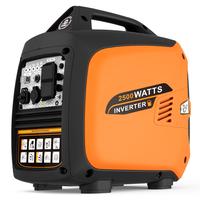 Efurden Portable Inverter Generator 2500W Gas Powered, Long Runtime Gas Generators for Home Use, Camping, Super Quiet Emergen...