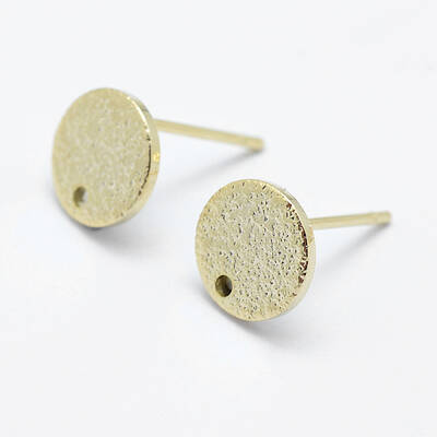 Brass Stud Earring Findings