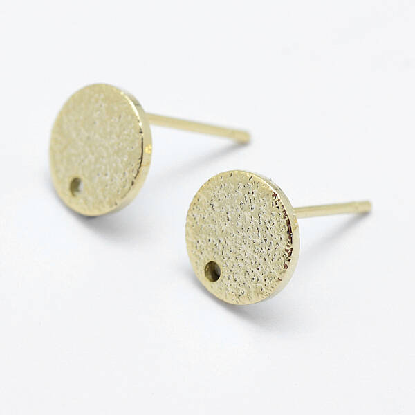 Brass Stud Earring Findings