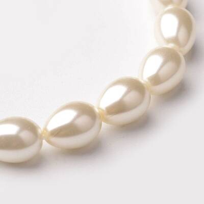 Eco-Friendly Glass Pearl teardrop