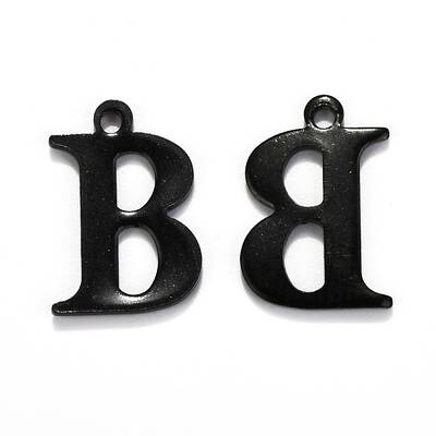 304 Stainless Steel Alphabet Charms