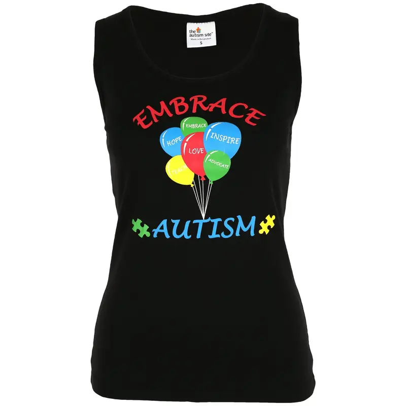 Embrace Autism Balloons Tank Top - XL