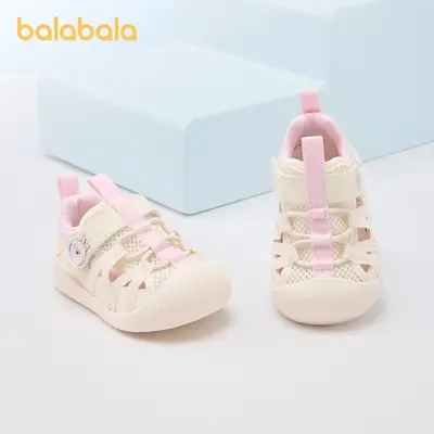 balabala bionic suction cup sole sandals boys baby toddler shoes children's sandals girls summer mesh anti-slip sports barefo...