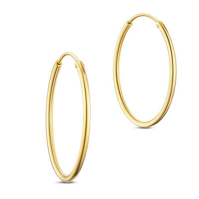 925 Sterling Silver Hoop Earrings
