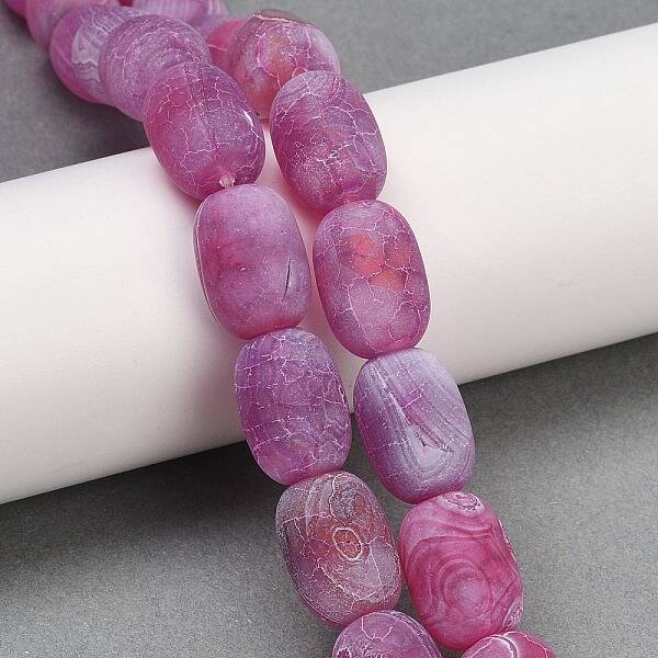 Natural Weathered Agate Beads Strands