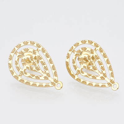 304 Stainless Steel Stud Earring Findings