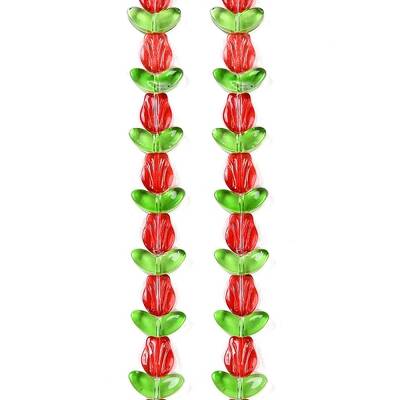 Transparent Glass Bead Strands