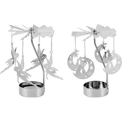 Iron Rotating Tealight Candle Holder