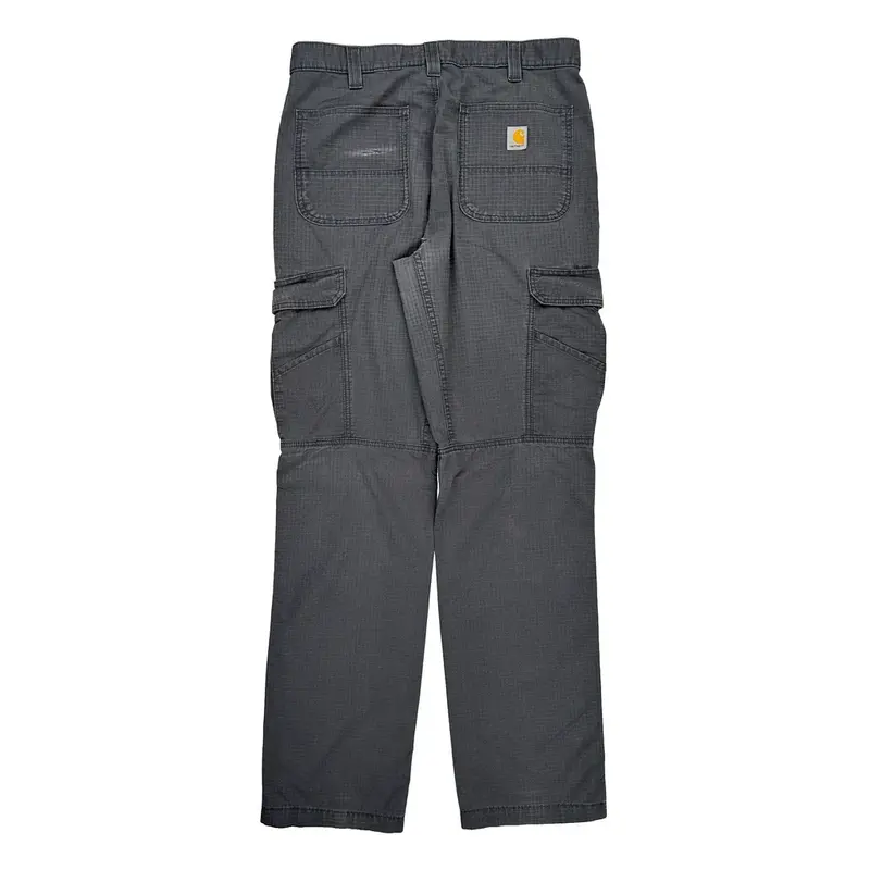 Relaxed Fit Carhartt Cargo Trousers - 34W 36L Grey Cotton Blend