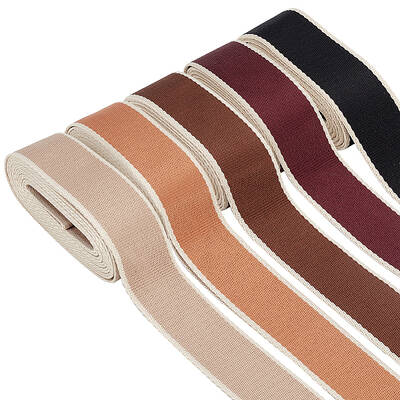 15M 5 Colors Polyester Flat Ribbons