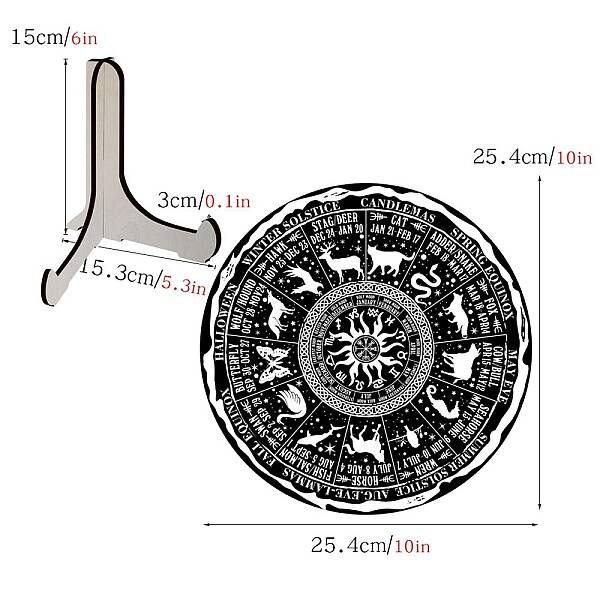 Wooden Wheel Calendar