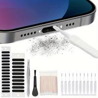 Phone Cleaning Kit, 6 Counts/set Phone Speaker Dust Sticker & Cleaning Brush & Cleaning Tools, Multipurpose Phone Cleaning Ki...