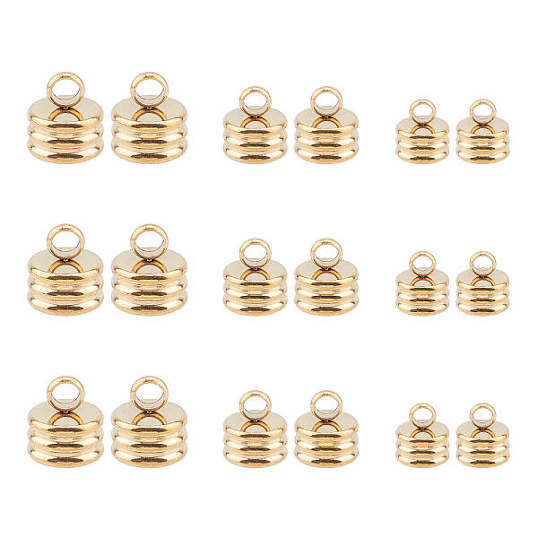 PVD Vacuum Plating 304 Stainless Steel Cord Ends