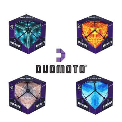 Duomoto Magnetic Transforming Cube - Shape Shifting Puzzle 96 Rare Earth Magnets Transforms Into Over 100 Shapes infinity cub...