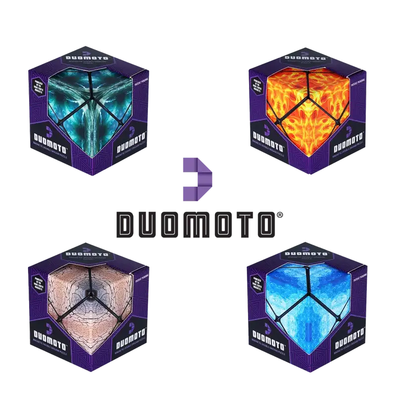 Duomoto Magnetic Transforming Cube - Shape Shifting Puzzle 96 Rare Earth Magnets Transforms Into Over 100 Shapes infinity cub...