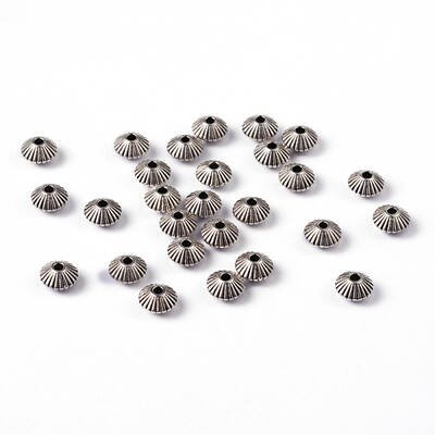 Tibetan Style Alloy Spacer Beads