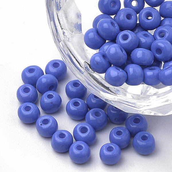 6/0 Baking Paint Glass Seed Beads