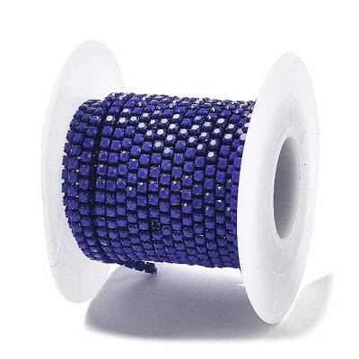 Iron Rhinestone Glass Cup Chain