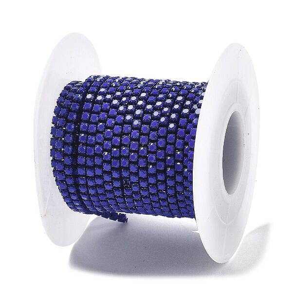 Iron Rhinestone Glass Cup Chain