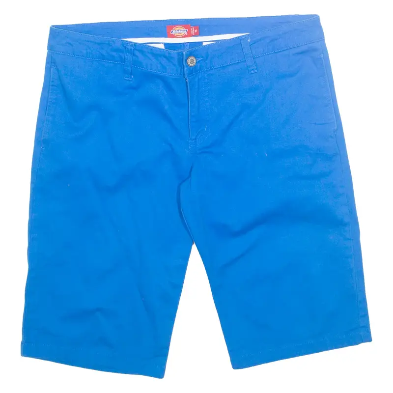 DICKIES Womens Workwear Shorts Blue L W35