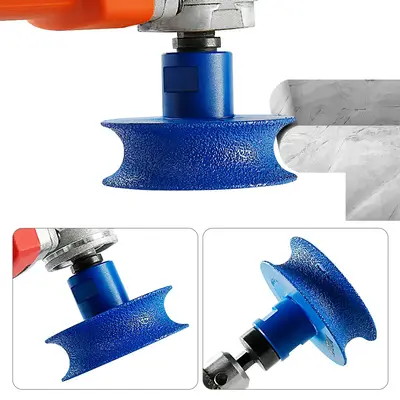 Diamond Edge Grinding WheelRound Edge Grinding Wheel, Tile, Stone, Marble, Quartz Stone Grinding to Rounded Corners, Angle Gr...