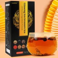 Kidney Tea Ginseng Ten Treasures Tea - Organic Ginseng Tea for Energy & Immunity - Herbal Detox Blend, Organic ginseng tea fo...