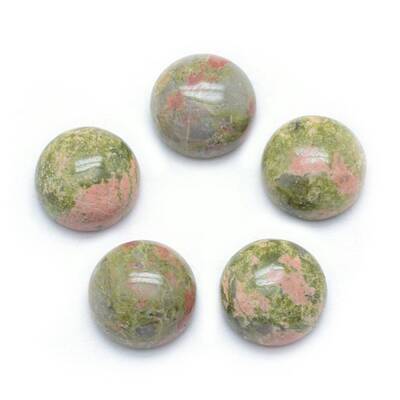 Natural Unakite Cabochons