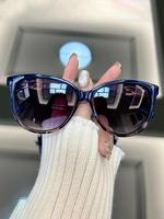 Vintage Cat Eye Frame Glasses, Trendy Casual Tinted Lens Sunglasses for Women, Fashion Accessories for Everyday Use and Outdo...