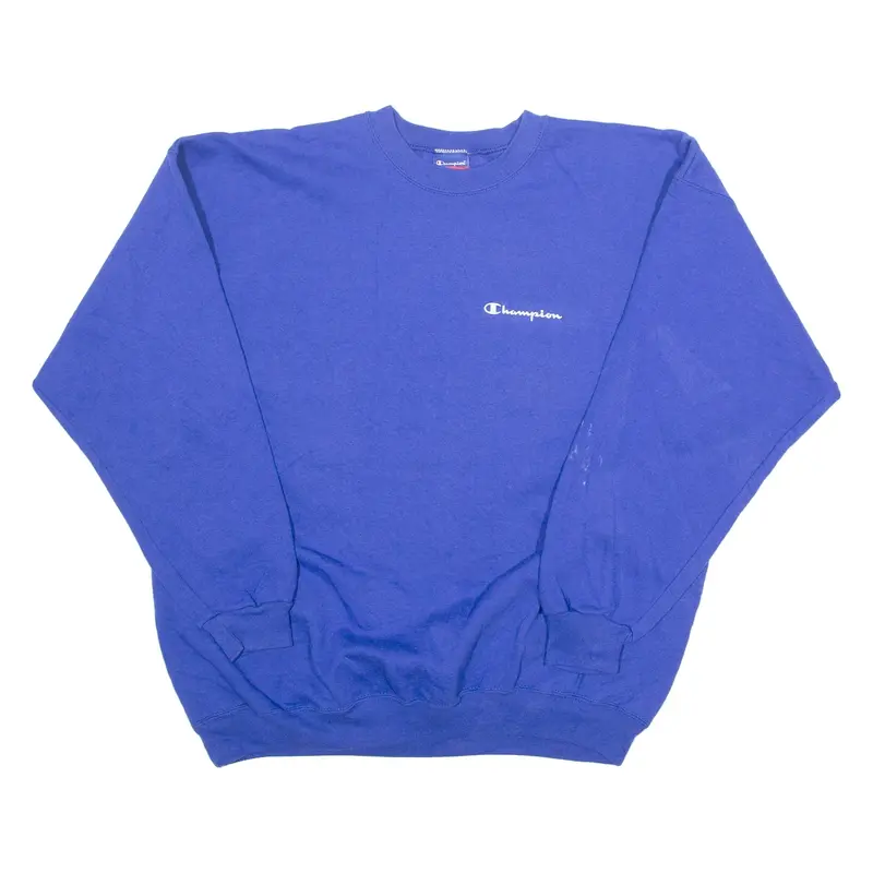 CHAMPION Mens Sweatshirt Blue XL