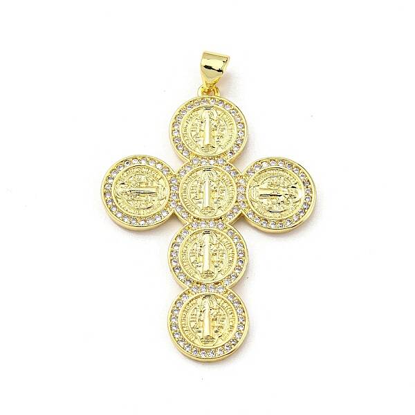 Brass with Cubic Zirconia Pendant