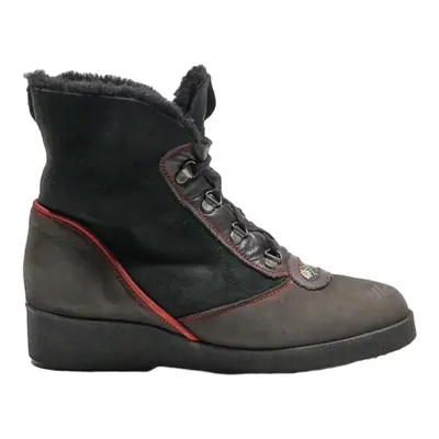 KANDAKAR Snow Boots Black Synthetic Womens UK 3