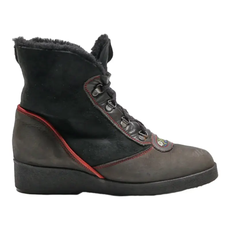 KANDAKAR Snow Boots Black Synthetic Womens UK 3