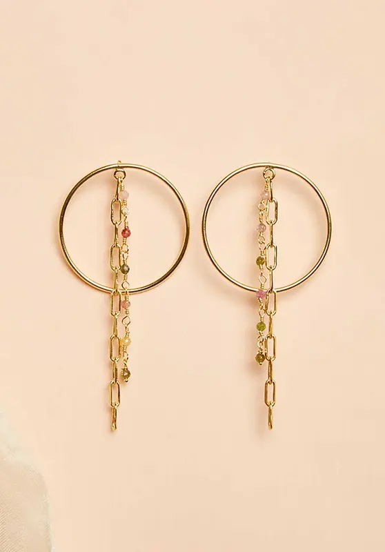Earring Bocit Tourmaline | Color: TOURMALINE | Size: U