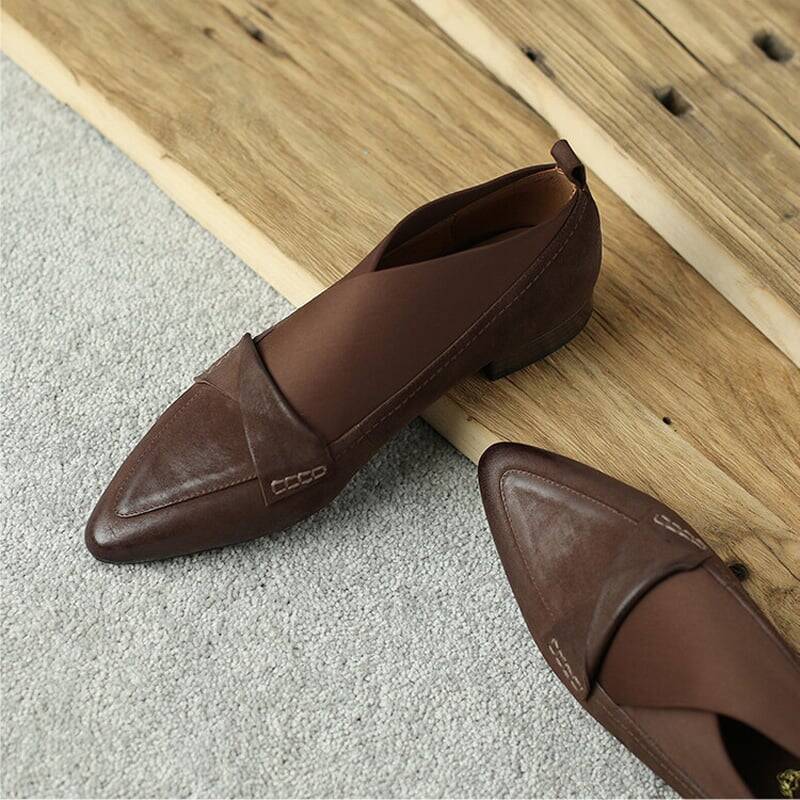 CHIKO Ada Pointy Toe Block Heels Ankle Boots