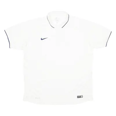 NIKE Mens Polo Shirt Cream XL