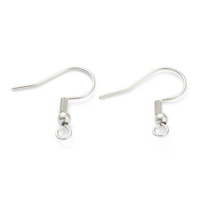 Tarnish Resistant 316 Surgical Stainless Steel Earring Hooks