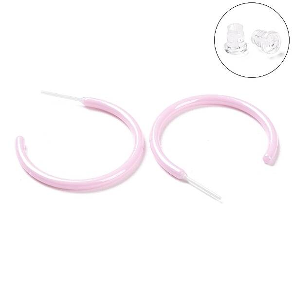 Hypoallergenic Bioceramics Zirconia Ceramic Ring Stud Earrings