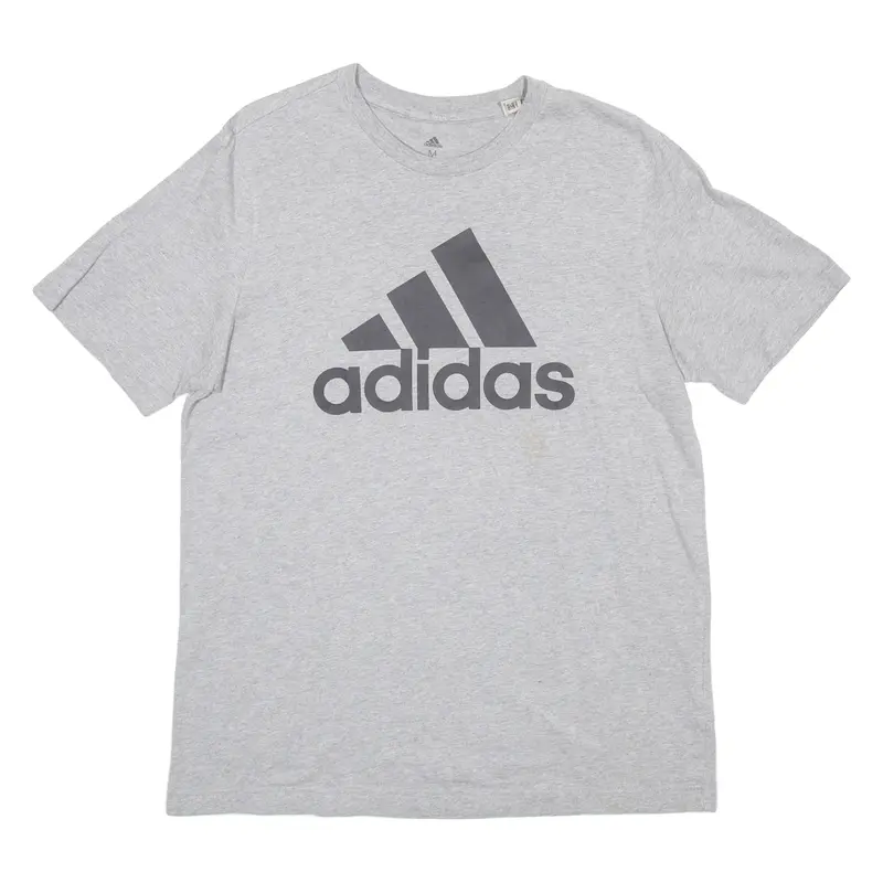 ADIDAS Mens T-Shirt Grey M