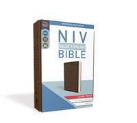 NIV, Value Thinline Bible, Large Print, Leathersoft, Brown, Comfort Print Imitation Leather – Large Print