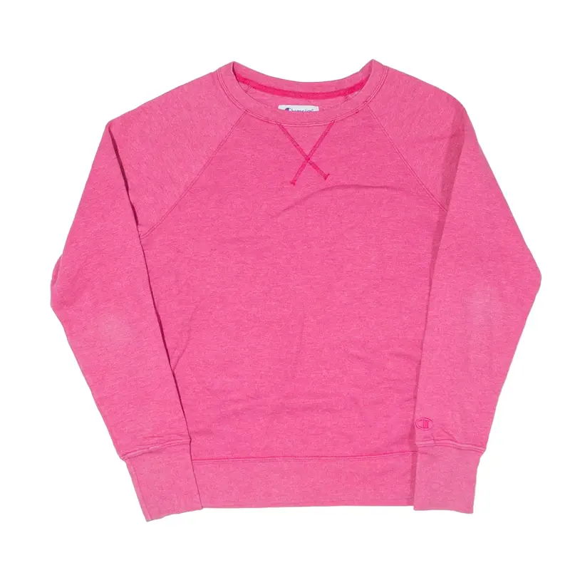 CHAMPION Sweatshirt Pink Womens XS